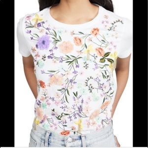 Alice & Olivia RYLYN crew neck t-shirt